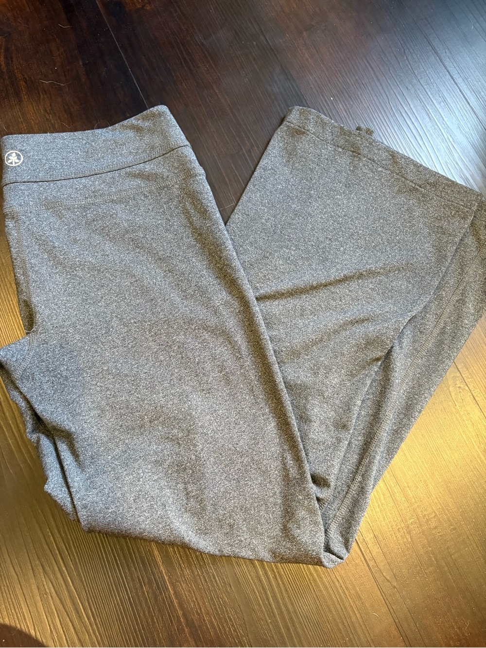 Roots Gray Wide-Leg Lounge Pants